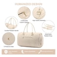 thumbnail image 3 of Bolsa De Ejercicios Bolsa de fitness Bolsas de gimnasio portátiles Compartimento para zapatos Impermeable para Hombres Mujeres Beige Ndcxsfigh Para Estrenar, 3 of 4