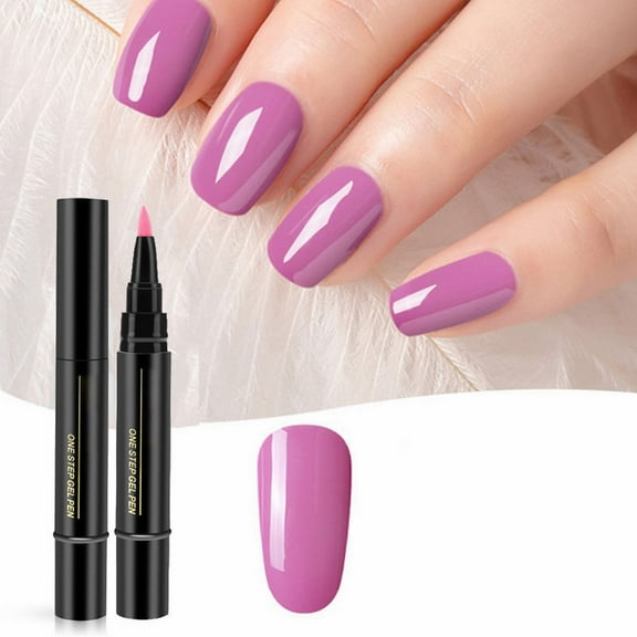One-Step Gel Polish, #06 - 24 Colors Quick Gel Nail Polish Pen Set, Convenient All-In-One Manicure Pens 5Ml, Nail Pen Easter Mother'S Day Jia Pian