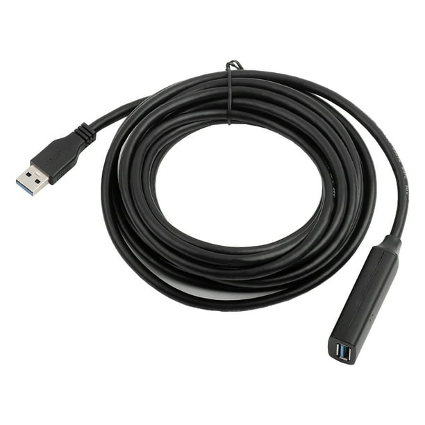 Cable de extensión activo USB 3.0 tipo A de alta velocidad, macho a hembra, de 15 pies y 5 metros