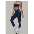 thumbnail image 3 of SKQIT Womens Workout Sets 2 Piece Yoga Outfits Contouring Contrast Stitching Sports Bra High Waist Leggings Gym Sets, 3 of 8