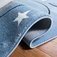 thumbnail image 5 of SAFAVIEH Carousel Kids Happy Sloth Astronaut Area Rug, Blue/Gray, 3'3" x 5'3", 5 of 10