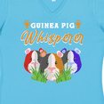 thumbnail image 4 of Inktastic Guinea Pig Whisperer Women's V-Neck T-Shirt, 4 of 5