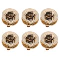 thumbnail image 4 of Turn Lock Clasp, Clasp Lock Closure Oval Shape 6 Pieces Widely Used  For Leather, 4 of 8