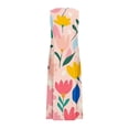 thumbnail image 3 of Robe d'Été pour Femmes Sans Manches Aspect Lin Imprimé Maxi, Ample et Aguichant, 3 of 5