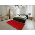thumbnail image 4 of Ahgly Company Indoor Rectangle Contemporary Brown Red Abstract Area Rugs, 5' x 7', 4 of 6