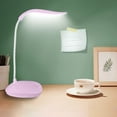 thumbnail image 5 of LED Desk Lamp Table Lamp Reading Lamp with USB Charging Port, Flexible Gooseneck Table Lamp Eye Caring lamp for Bedside Office Study Drafting, Sensitive Control (Pink), 5 of 5