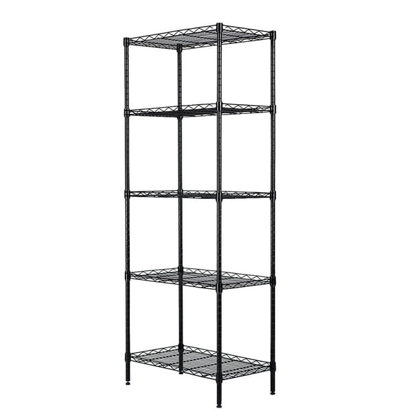 Seventh 5 Shelf Metal Storage Rack, Metal Pantry Shelving Units