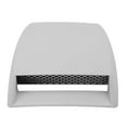 thumbnail image 2 of Walbest Bonnet Vent Cover Car Hood Simulation Decorative Air Outlet Universal Car Decorative Air Flow Intake Scoop Bonnet Vent Sticker Cover Hood (White) for Hood Scoop Cars Hood Scoops, 2 of 4