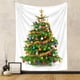 thumbnail image 4 of Tapiz con temática navideña, árbol de Navidad decorativo para colgar en la pared, decoración del hogar, regalos para vacaciones de Año Nuevo, sala de estar y dormitorio, 4 of 5