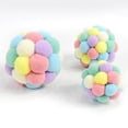 thumbnail image 4 of Balles Colorées pour Chats Balles Colorées pour Chats Jouets Interactifs Balles Élastiques Souples Sécurité avec Clochette Balles Rebondissantes en Peluche Jouets Interactifs, 4 of 9