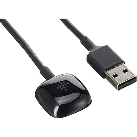 Fitbit - Sense & Versa 3 Charging Cable - Black