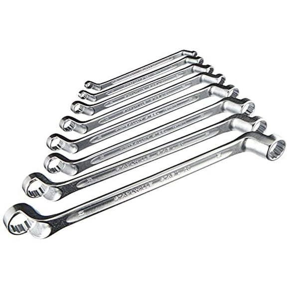 Stahlwille SF20/8 Ensemble de Clé à Anneau Double Extrémité, Métrique, 8 Pcs