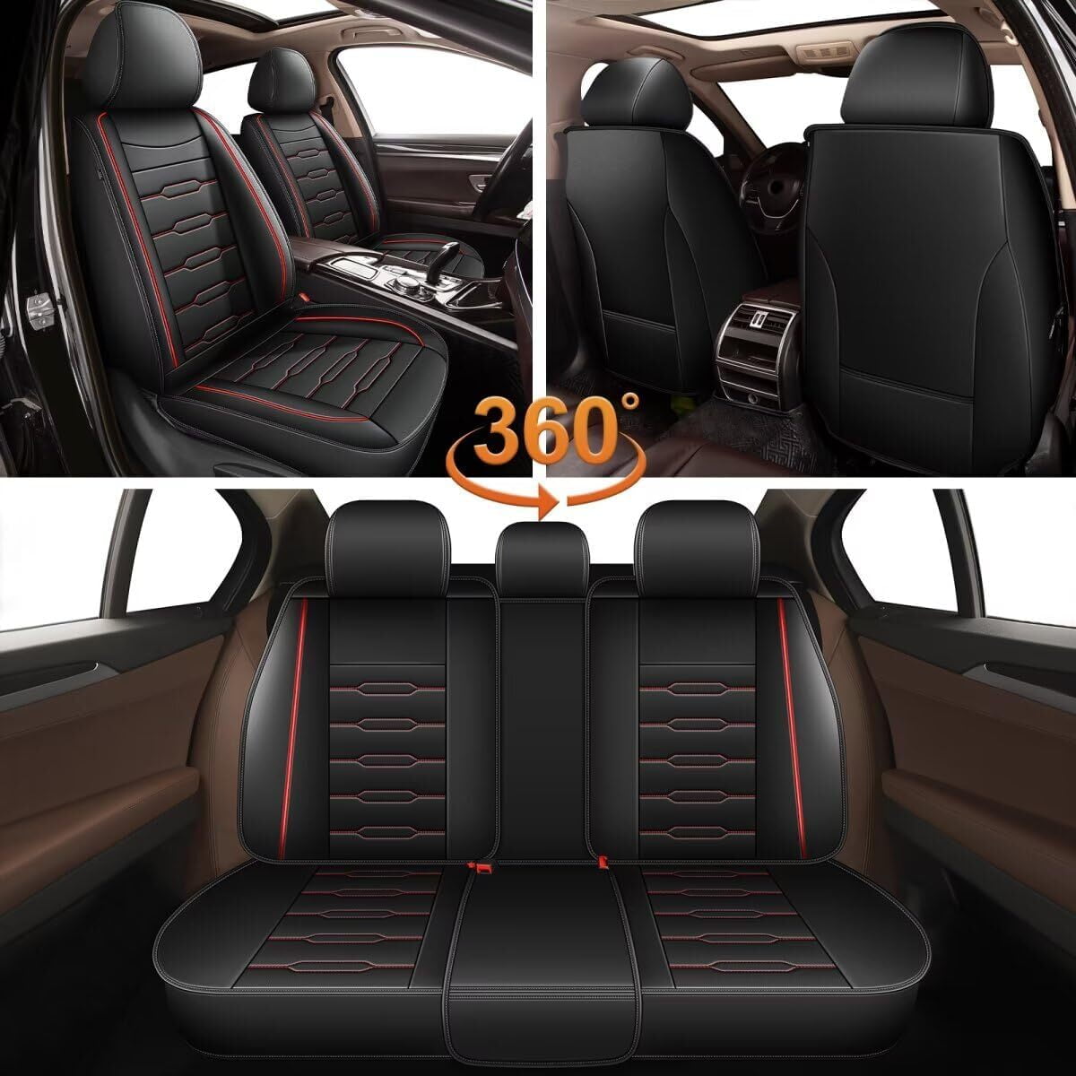 AOMSAZTO Seat Covers For Subaru WRX 2015-2024: Full Set Seats