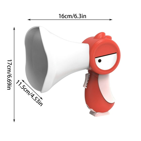 Vwrxbz Childrens Voice Changer Megaphone Funny Recording Sound Amplifier Speaker with Lanyard Interactive Toy for Kids
