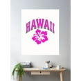 thumbnail image 2 of Preppy Hawaii Beachy Vibes Poster Wall Art, Modern Wall Decor, 8x12 UNFRAMED, 2 of 3