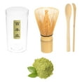 thumbnail image 3 of Juego de Matcha Uxcell Batidor de Bambú (Chasen) Cucharón Tradicional (Chashaku) Cucharita de Té, Amarillo, 3 of 6