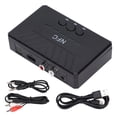 thumbnail image 4 of Receptor Bluetooth NFC 5.0 con reproducción USB y adaptador de audio inalámbrico auxiliar para estéreo de automóvil y hogar, 4 of 12