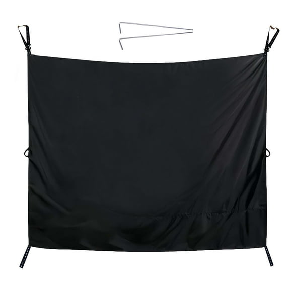 Universal Car Side Window Sun Shade Curtain Heat Reusable Washable Fabric 230x180cm for Sedan Minivan Camper