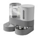 thumbnail image 1 of Comedero automático giratorio para mascotas, cuenco portátil extraíble y práctico para gatos, cuenco de alimentación para conejos y animales pequeños. Gris, 1 of 8