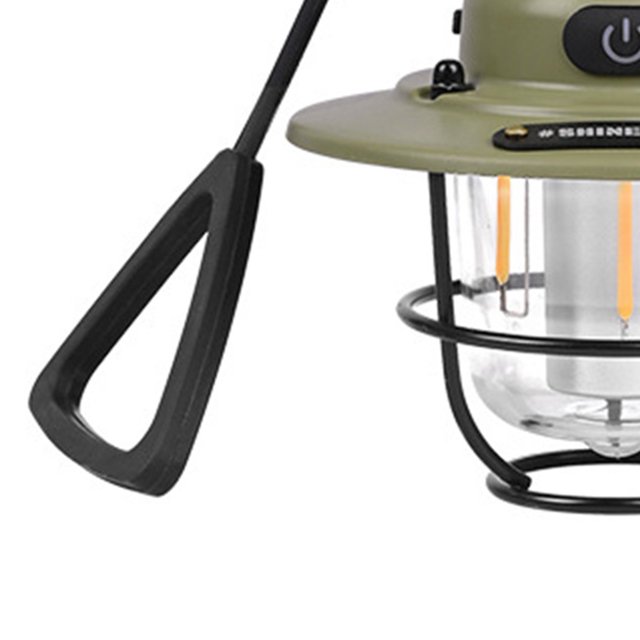 Luz de camping 2700K/6500K Luz de araña LED para pesca senderismo (verde)