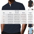thumbnail image 2 of Generic Men's Casual Business Tee Shirts Short Sleeve Color Block Tops Summer Trendy Tshirt Athletic Polo Shirt Clothing, 2 of 6