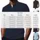 thumbnail image 2 of Ceisia Men's Slim Fit Short Sleeve Turndown Collar Jacquard Polo Shirt with Contrast Cuffs Black S Gifts, 2 of 7