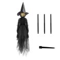 thumbnail image 1 of CNKOO Halloween Hand in Hand Witch Ghost House Atmosphere Sound Control Courtyard Decoration Luminous Props Clothes, 1 of 4