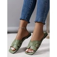 thumbnail image 6 of New Spring And Summer H-Shaped Slippers For Women Fashionable And Casual Style Suitable For Wearing Outdoors One Buckle Flat Sandals With Roman Style, 6 of 7