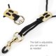 thumbnail image 4 of Saxophone Strap Plus Cotton Artificial Leather Adjustable Shoulder Musical Instrument PartsRed, 4 of 4