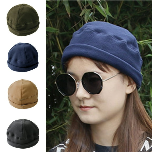 Winter Hat Warm Fleece Knit Cuff Beanie Watch Cap Skull Beanie