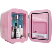 Caynel Portable Thermoelectric 4 Liter Mini Fridge, Pink