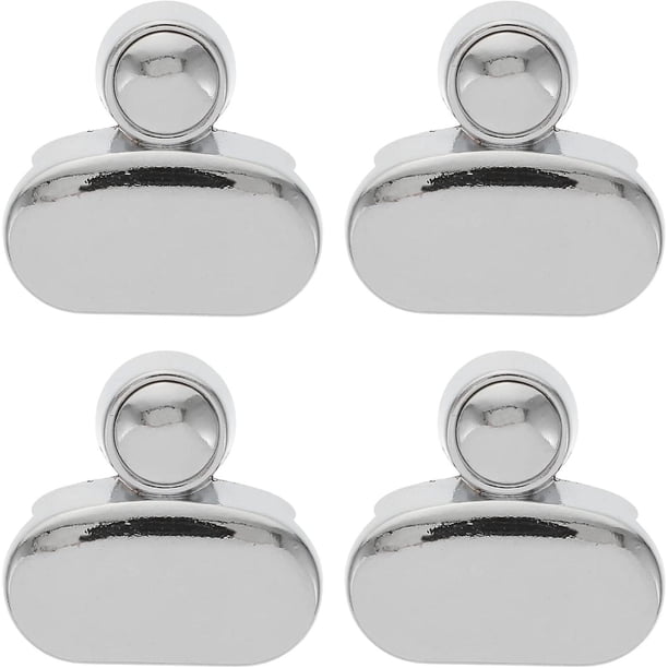 4 Uds Abrazaderas de espejo de Zinc perforadas Rojo Verde Clips fijadores de espejo Cocina Decoración y Otros
