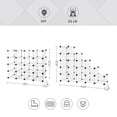 thumbnail image 3 of Zapatero SONGMICS de plástico transparente con 15 ranuras que ahorra espacio, 3 of 9