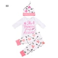 thumbnail image 2 of Qarigey Abrigo de bebé, conjunto infantil, mono, pantalones, conjunto de mameluco, mano de obra fina, aspecto bonito, flexible al tacto, reutilizable, conjuntos de ropa Rosado 80cm Qarigey AP002880-02, 2 of 6