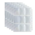 thumbnail image 5 of pitrice 20 Pcs Pages d'Album Transparentes Collection Double Face 9 Pochettes pour Cartes de Jeu 3 Anneaux Feuilles de Support Classeur, 5 of 5