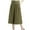 Green, variant on Mrat Women's Baggy Linen Capris Wide Leg Capris Solid Beach Cropped Culottes Office Pants with Pocket S-93 Green XL