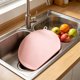 thumbnail image 4 of Large Semi Circular Double-Sided Plastic Cutting Board Kitchen Chopping Board For Countertop, 4 of 5