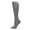 Medium Gray Heather, variant on Wellfit Unisex Solid Merino Cushion Sole Knee High Wool Blend 15-20mmHg Graduated Compression Socks, 9-11, Black