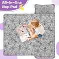 thumbnail image 4 of Halloween Spider Web and Spiders Toddler Nap Mats for Kids Preschool,50"x20" Sleeping Mat Bag or Kids,Toddler Sleeping Bag,Toddler Nap Mat or Daycare, 4 of 6