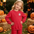 thumbnail image 6 of Leey-World Kids Halloween Sweatshir Ghost Cute Crewneck Kids Tops Girls Halloween Shirt Long Sleeve Festival Pullover Sweatshirt, 6 of 9