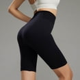 thumbnail image 2 of CHENge Running Shorts for Women Seamless Running High Waisted Athletic Shorts Tummy Control Compression Long Workout Short, 2 of 3