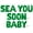 Green, variant on Letter Balloons - SEA YOU SOON BABY 16" Inch Alphabet Letters Foil Mylar Balloon Baby Shower Party Banner (Blue)