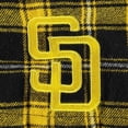thumbnail image 4 of Men's Concepts Sport Black/Gold San Diego Padres Ledger Flannel Boxers, 4 of 4