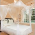 thumbnail image 1 of Sonew Bed Mosquito Net,Mosquito Net,4 Corner Post Bed Canopy Mosquito Net Full Queen King Size Bedding, 1 of 7