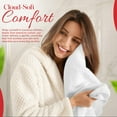 thumbnail image 6 of RIVERSIDE Hand Towel 6 Pack 16x28 Soft And Quick Dry Cotton Towels for Home Gym & Spa - White, 6 of 7