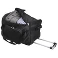 thumbnail image 2 of MOJO Black Indiana Hoosiers 22" 2-Wheeled Duffel Bag, 2 of 6