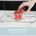 thumbnail image 3 of ALPHA LIVING Disposable Chafing Dish Buffet Set, Food Warmers for Parties, Fuel Cans Complete, 3 of 7