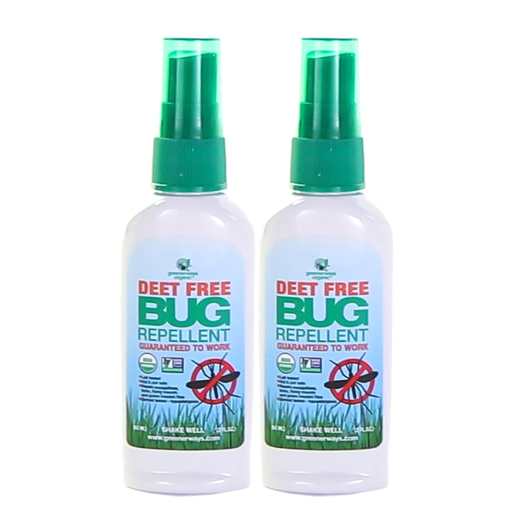 Greenerways Organic Mosquito Insect Repellent Travel Size, Premium
