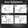thumbnail image 7 of Shower Heads with Handheld , High Pressure Shower Head with 1 Replaceable Filters-The Perfect Detachable Heads for Bathroom Upgrade, 7 of 7