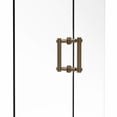 thumbnail image 4 of Contemporary 6 Inch Back to Back Shower Door Pull with Dotted Accent, 4 of 7